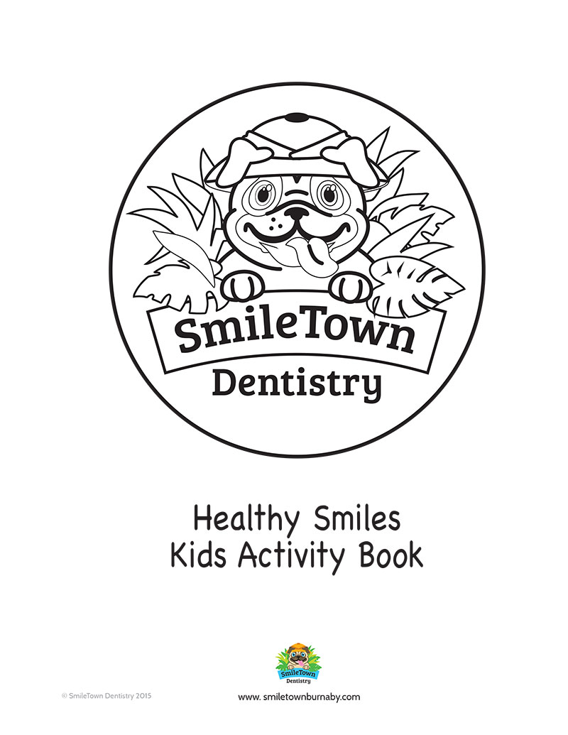 Smile Town Burnaby Dentist Activity Book