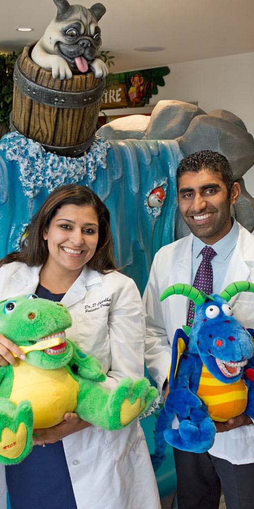 Dr. Chadh, Dr. Kanani, Smile Town Burnaby